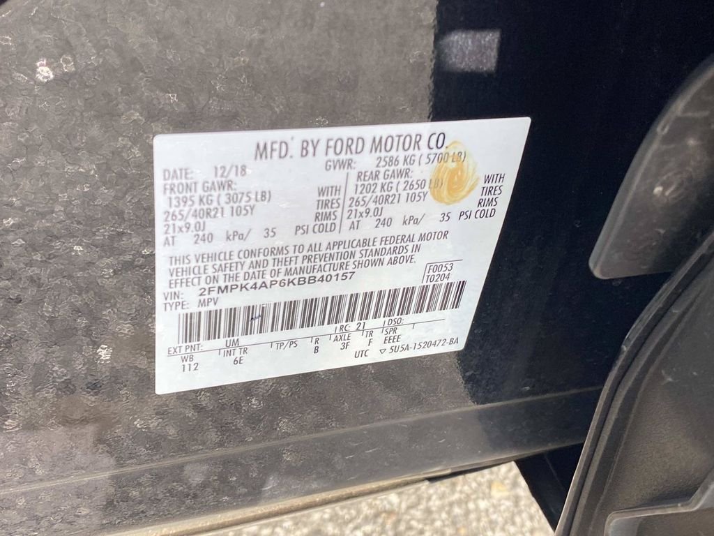 Certified 2019 Ford Edge ST w/ Equipment Group 401A AWD/4WD image 23