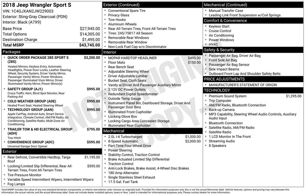 Used 2018 Jeep Wrangler Sport S image 5