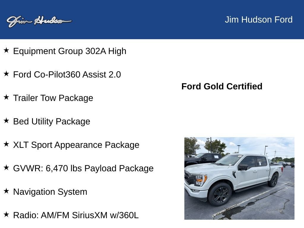 Certified 2023 Ford F150 XLT w/ Equipment Group 302A High AWD/4WD image 7