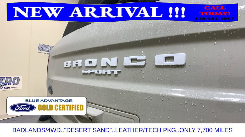Certified 2025 Ford Bronco Sport Badlands w/ Badlands Tech Package image 19
