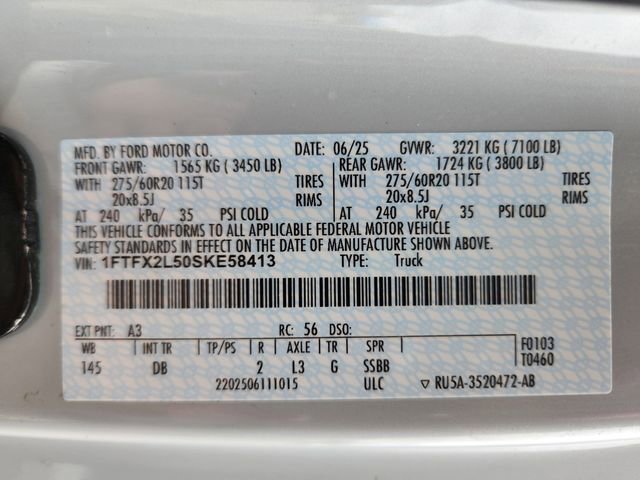 Certified 2025 Ford F150 STX w/ Equipment Group 200A image 27