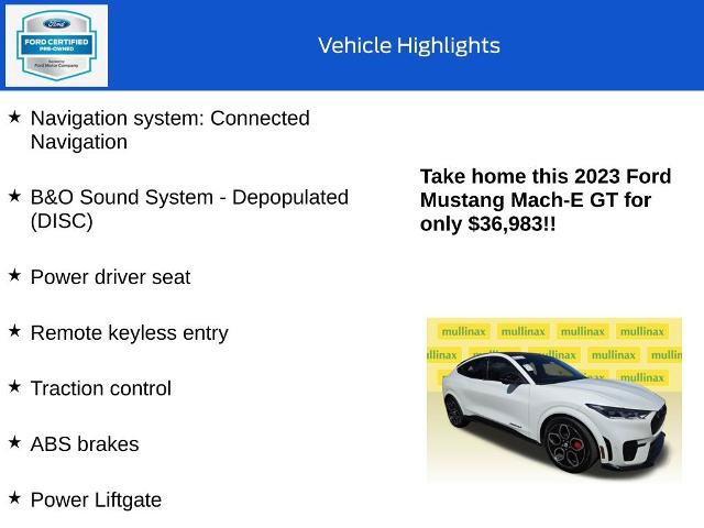 Certified 2023 Ford Mustang Mach-E GT AWD/4WD image 18