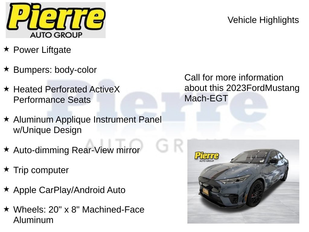 Certified 2023 Ford Mustang Mach-E GT w/ GT Performance Edition AWD/4WD image 23