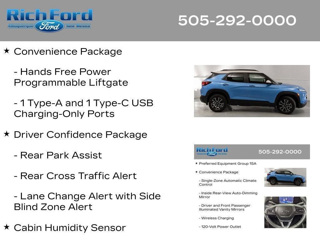 Used 2025 Chevrolet TrailBlazer ACTIV w/ Convenience Package AWD/4WD image 68