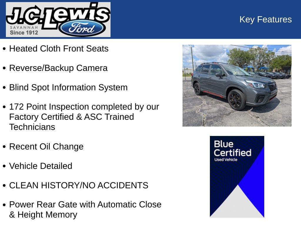 Used 2020 Subaru Forester Sport w/ Popular Package #2 AWD/4WD image 36