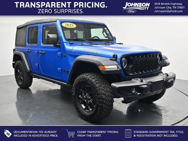 Used 2025 Jeep Wrangler Unlimited Sport AWD/4WD image 1