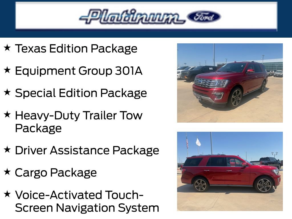 Certified 2019 Ford Expedition Limited w/ Texas Edition Package RWD image 23