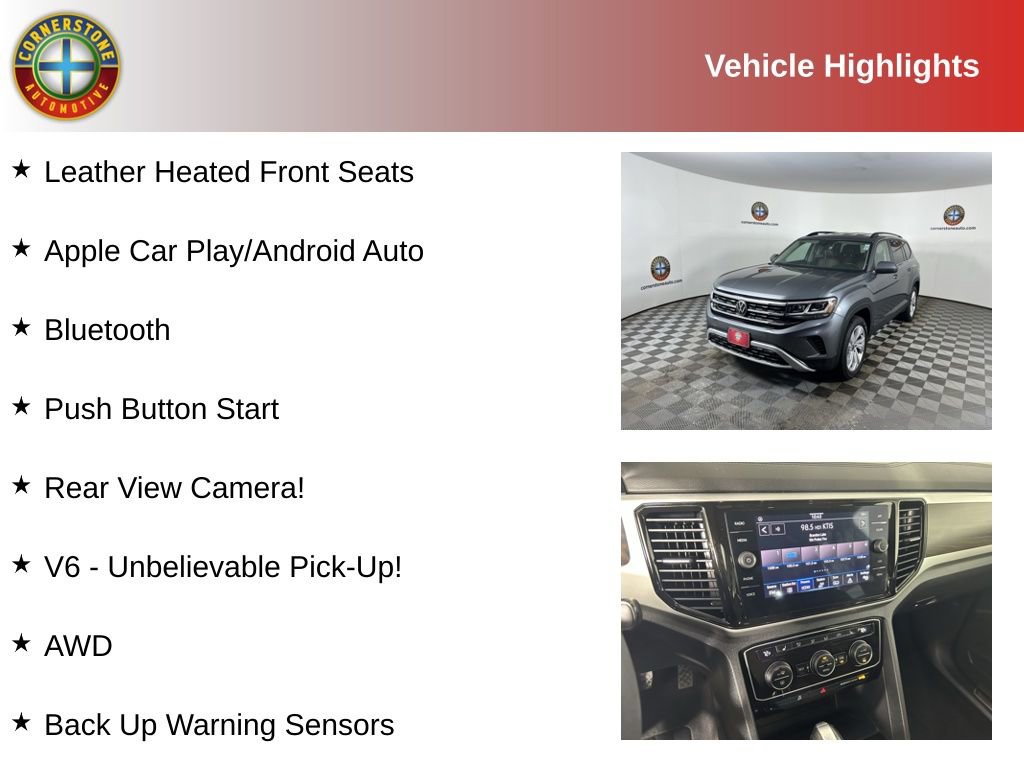 Used 2023 Volkswagen Atlas SE AWD/4WD image 2