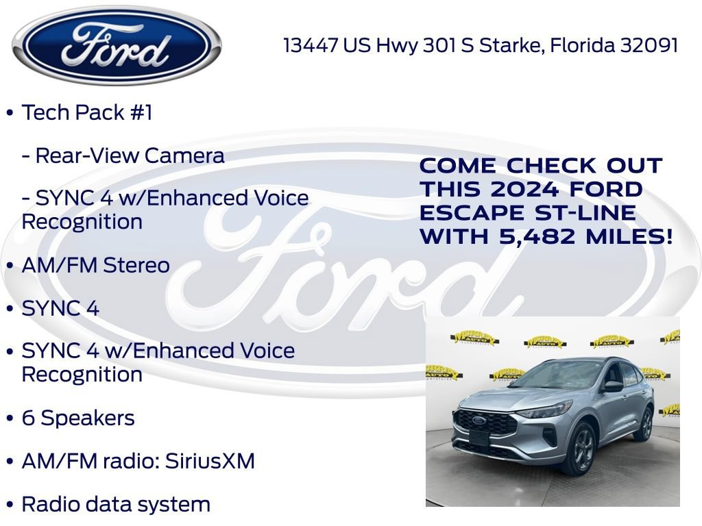 Certified 2024 Ford Escape ST-Line w/ Tech Pack #1 AWD/4WD image 22