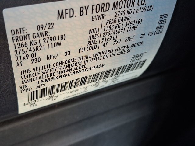 Certified 2022 Ford Explorer ST w/ Equipment Group 401A AWD/4WD image 31
