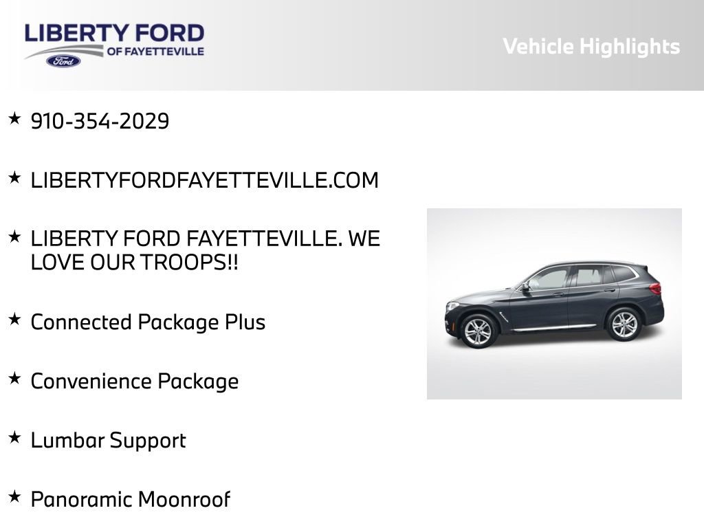 Used 2021 BMW X3 xDrive30i w/ Convenience Package AWD/4WD image 5