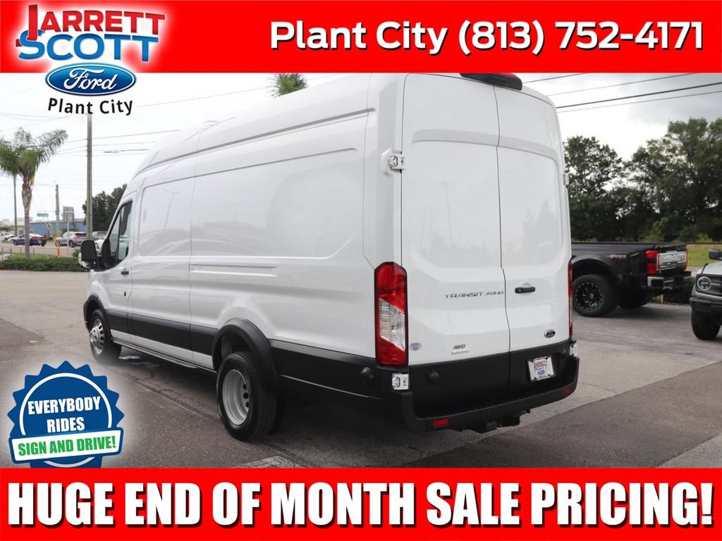 Certified 2025 Ford Transit 350 148 High Roof Extended DRW w/ Interior Upgrade Package