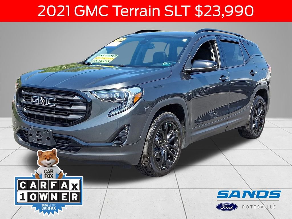 Used 2021 GMC Terrain SLT w/ Infotainment Package II AWD/4WD image 1