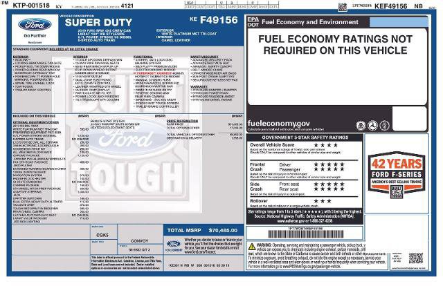 Certified 2019 Ford F250 Lariat w/ Chrome Package image 11
