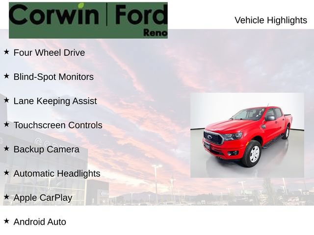 Certified 2021 Ford Ranger XLT w/ Trailer Tow Package AWD/4WD image 7