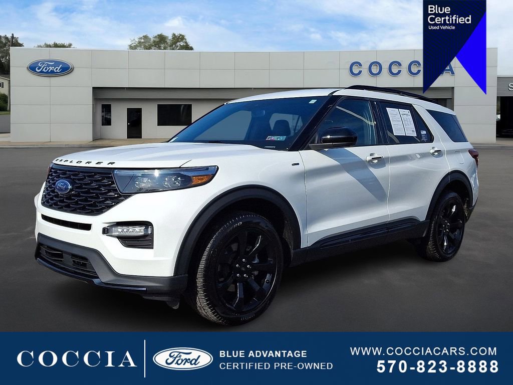 Certified 2022 Ford Explorer ST-Line w/ Class IV Trailer Tow Package image 1