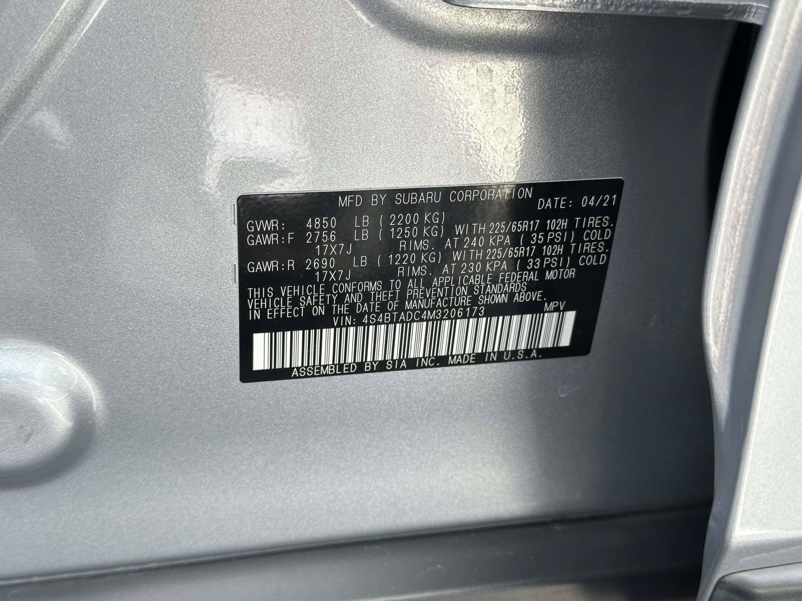 Used 2021 Subaru Outback Premium AWD/4WD image 15