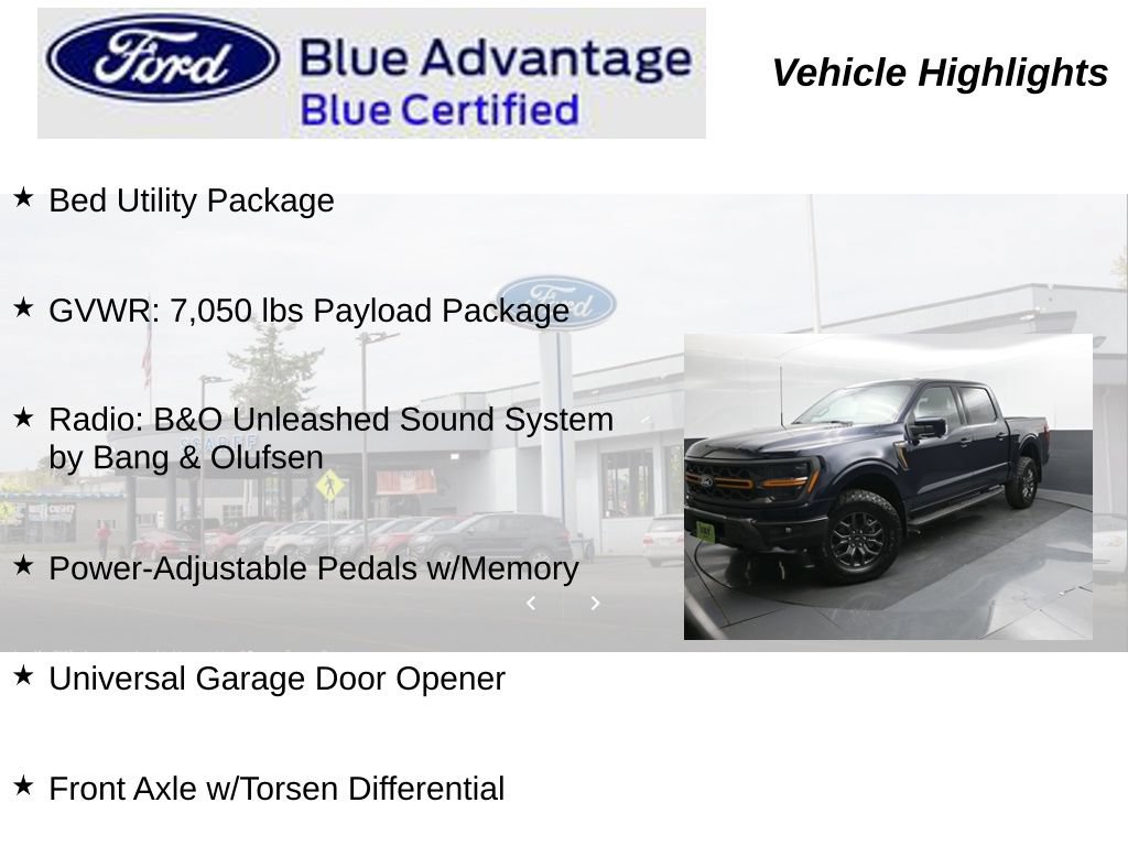 Certified 2025 Ford F150 Tremor w/ Equipment Group 402A High AWD/4WD image 28