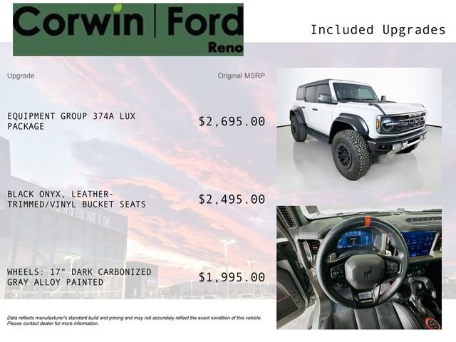 Certified 2022 Ford Bronco Raptor image 3