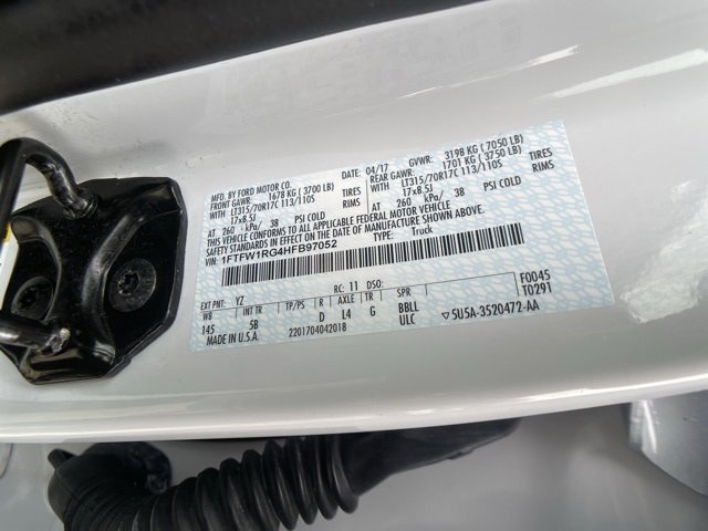 Certified 2017 Ford F150 Raptor w/ Equipment Group 802A Luxury image 45