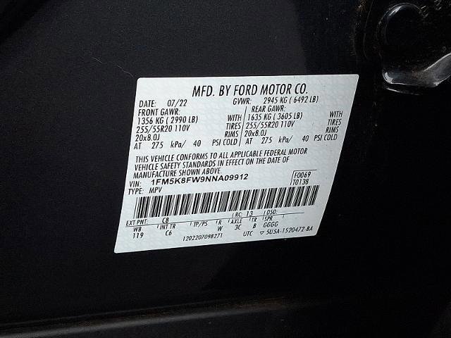 Certified 2022 Ford Explorer Limited w/ Hybrid Equipment Group 310A image 30