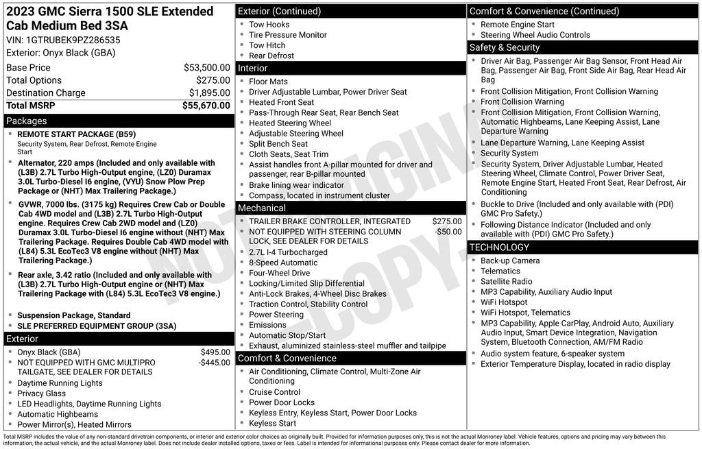 Used 2023 GMC Sierra 1500 SLE AWD/4WD image 27