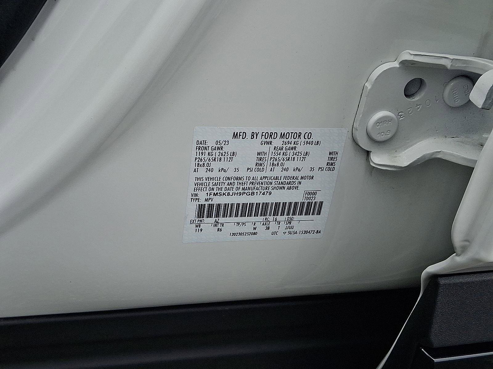 Certified 2023 Ford Explorer Timberline w/ Timberline Technology Package image 28