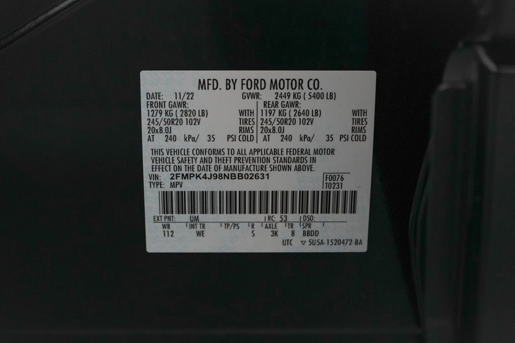 Certified 2022 Ford Edge ST-Line w/ Cargo Accessory Package image 24