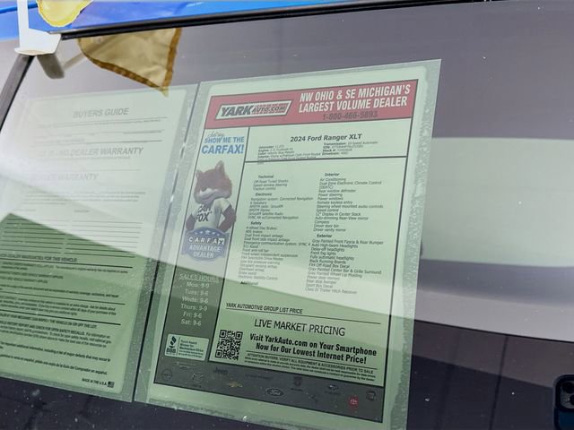 Certified 2024 Ford Ranger XLT w/ FX4 Off-Road Package image 15