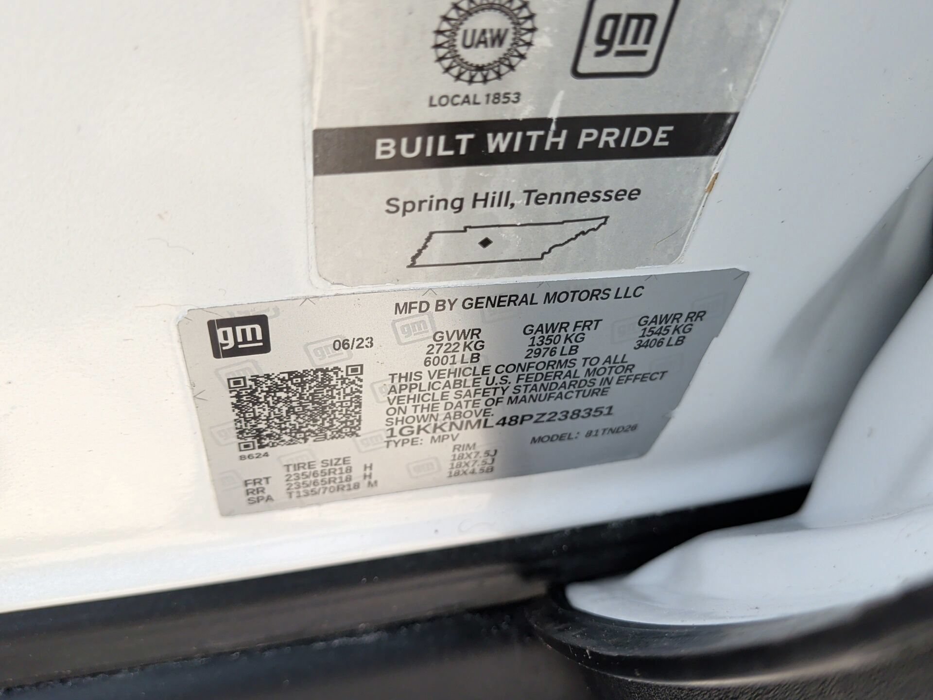 Used 2023 GMC Acadia SLT FWD image 44