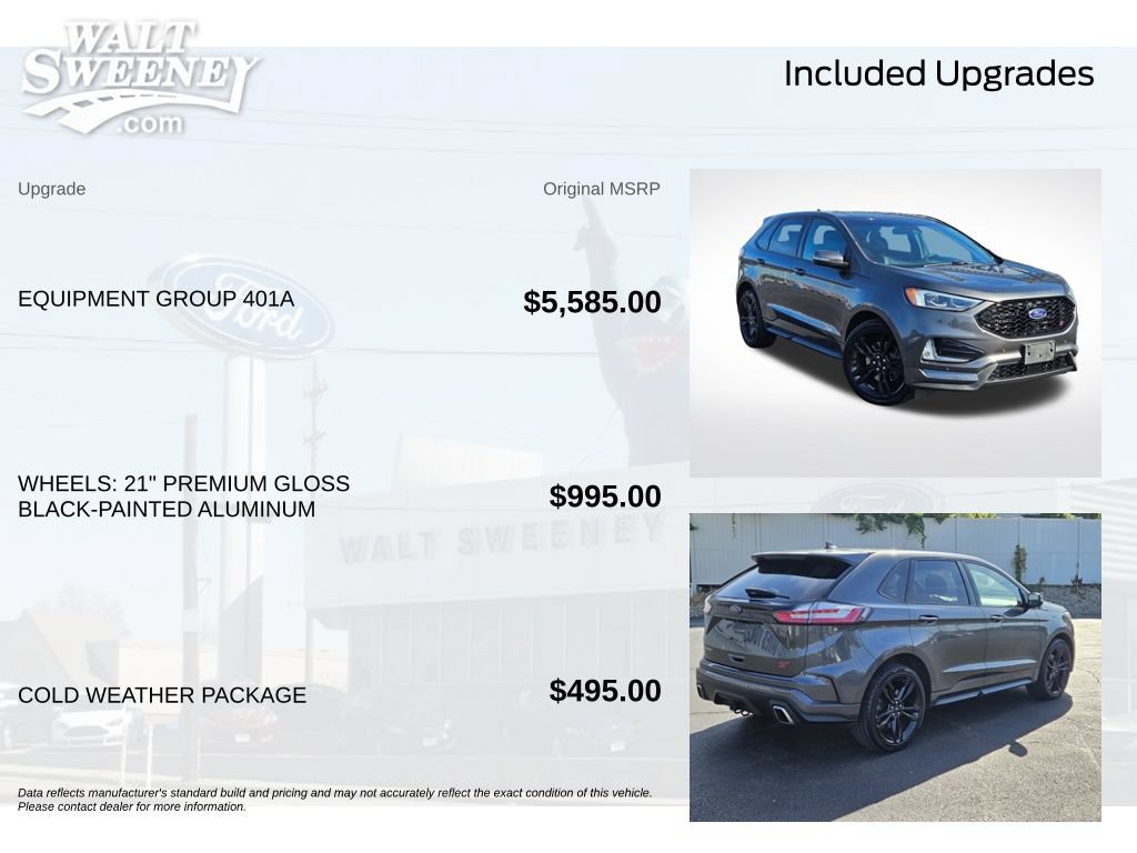 Certified 2019 Ford Edge ST w/ Equipment Group 401A AWD/4WD image 12