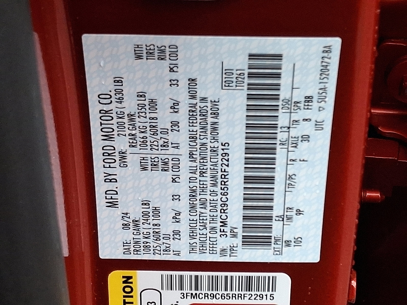 Certified 2024 Ford Bronco Sport Outer Banks w/ Tech Package image 27