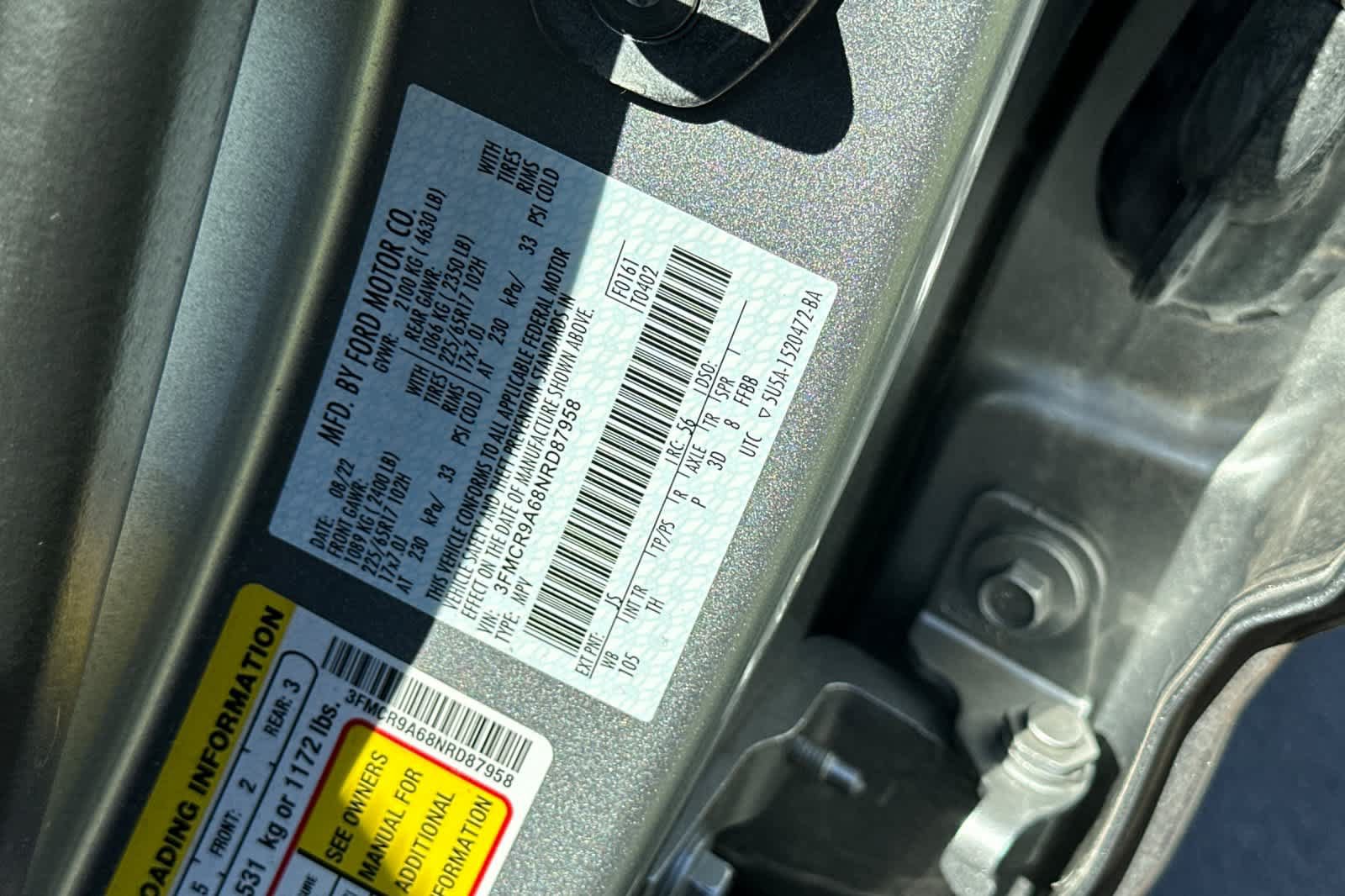 Certified 2022 Ford Bronco Sport AWD/4WD image 27