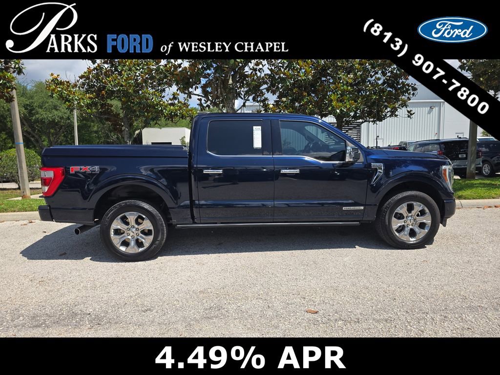 Certified 2023 Ford F150 Platinum w/ Equipment Group 701A High AWD/4WD image 3