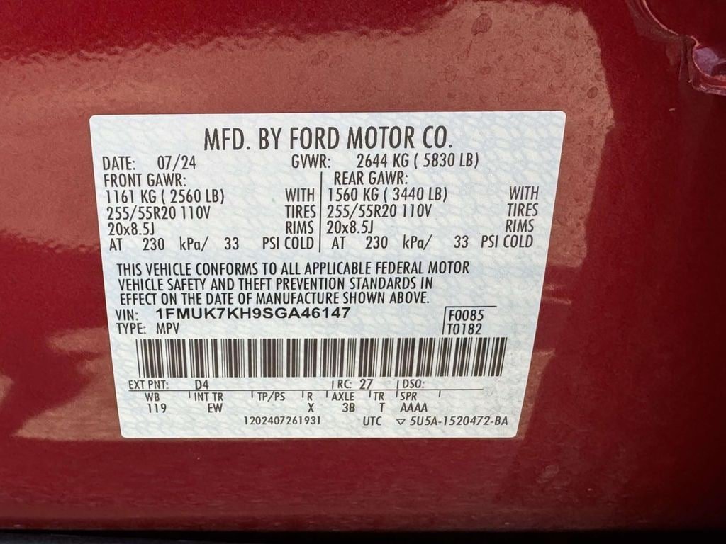 Certified 2025 Ford Explorer ST-Line RWD image 29