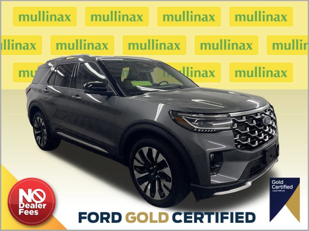 Certified 2025 Ford Explorer Platinum w/ LUX Leather Package