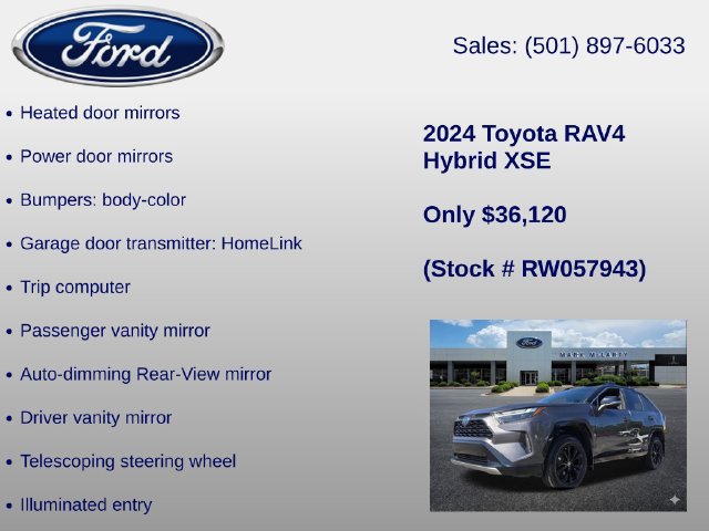 Used 2024 Toyota RAV4 XSE AWD/4WD image 30