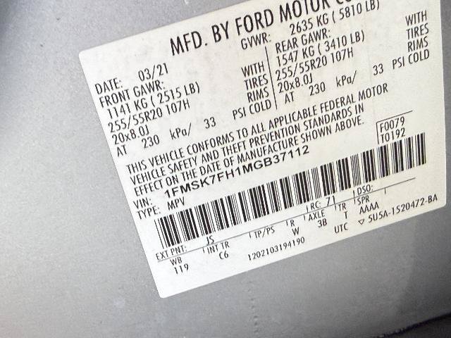 Certified 2021 Ford Explorer Limited w/ Equipment Group 301A RWD image 29