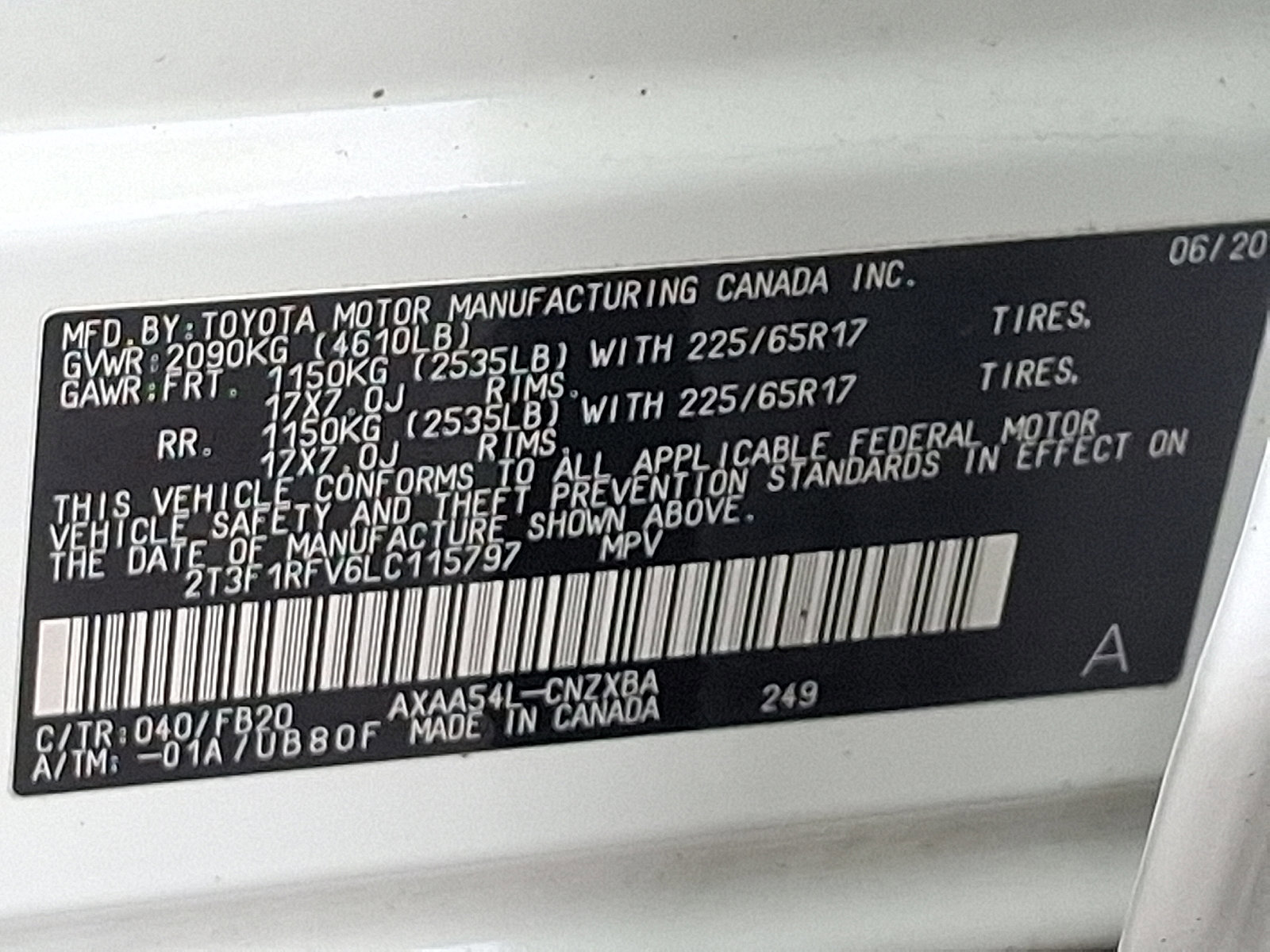 Used 2020 Toyota RAV4 LE w/ Carpet Mat Package image 25