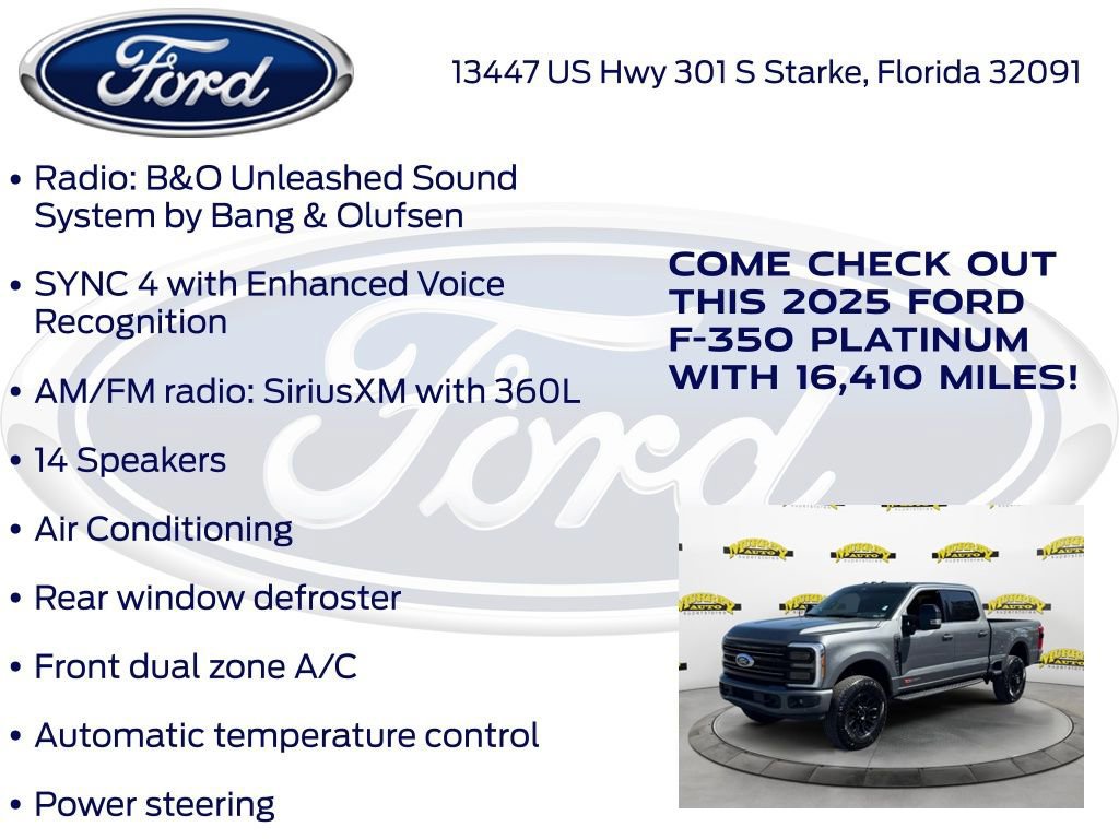 Certified 2025 Ford F350 Platinum w/ Tremor Off-Road Package AWD/4WD image 27