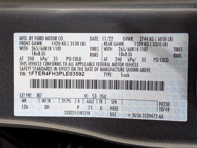 Certified 2023 Ford Ranger Lariat w/ Technology Package AWD/4WD image 26