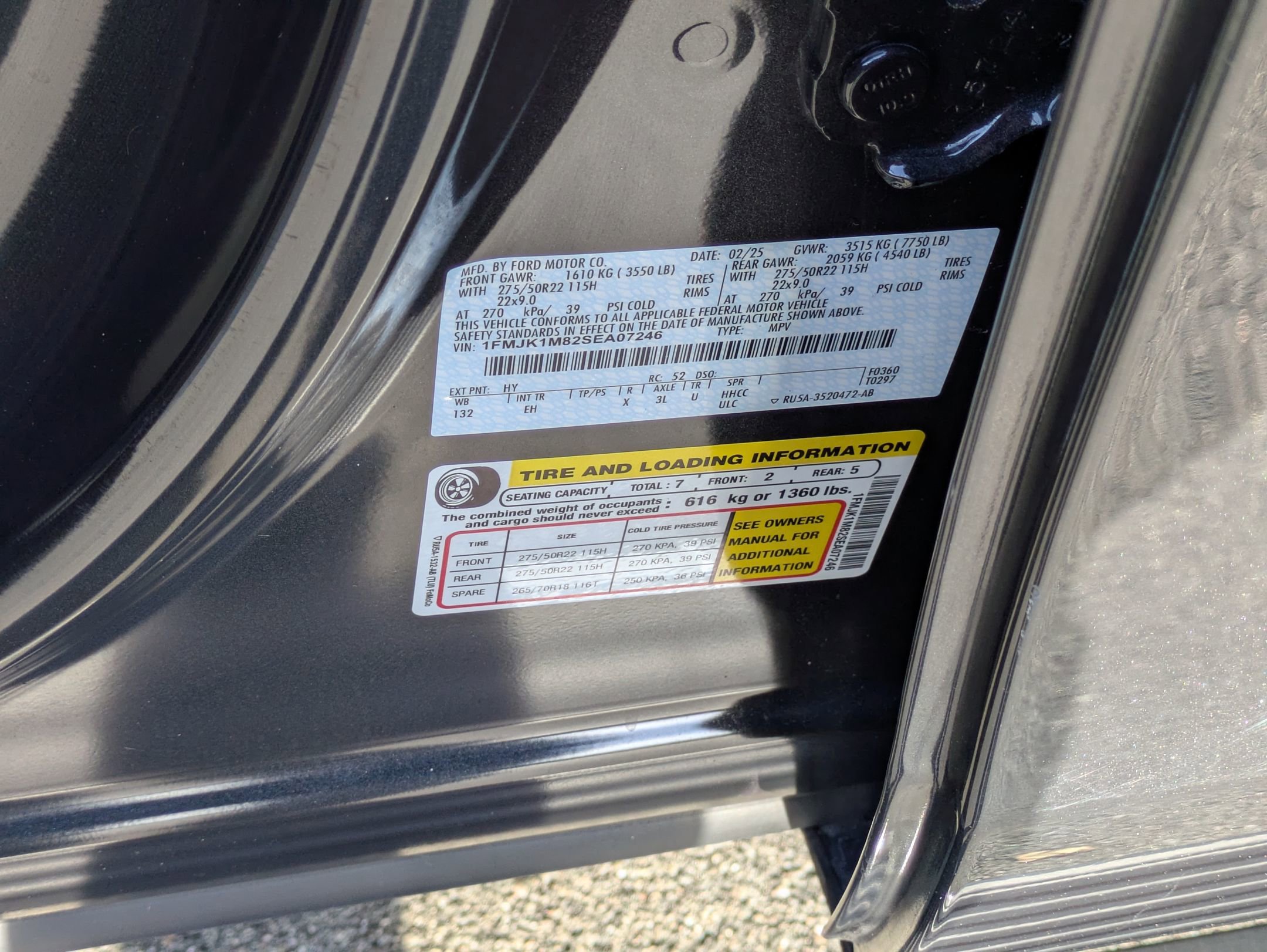 Certified 2025 Ford Expedition Max Platinum w/ Stealth Appearance Package AWD/4WD image 43