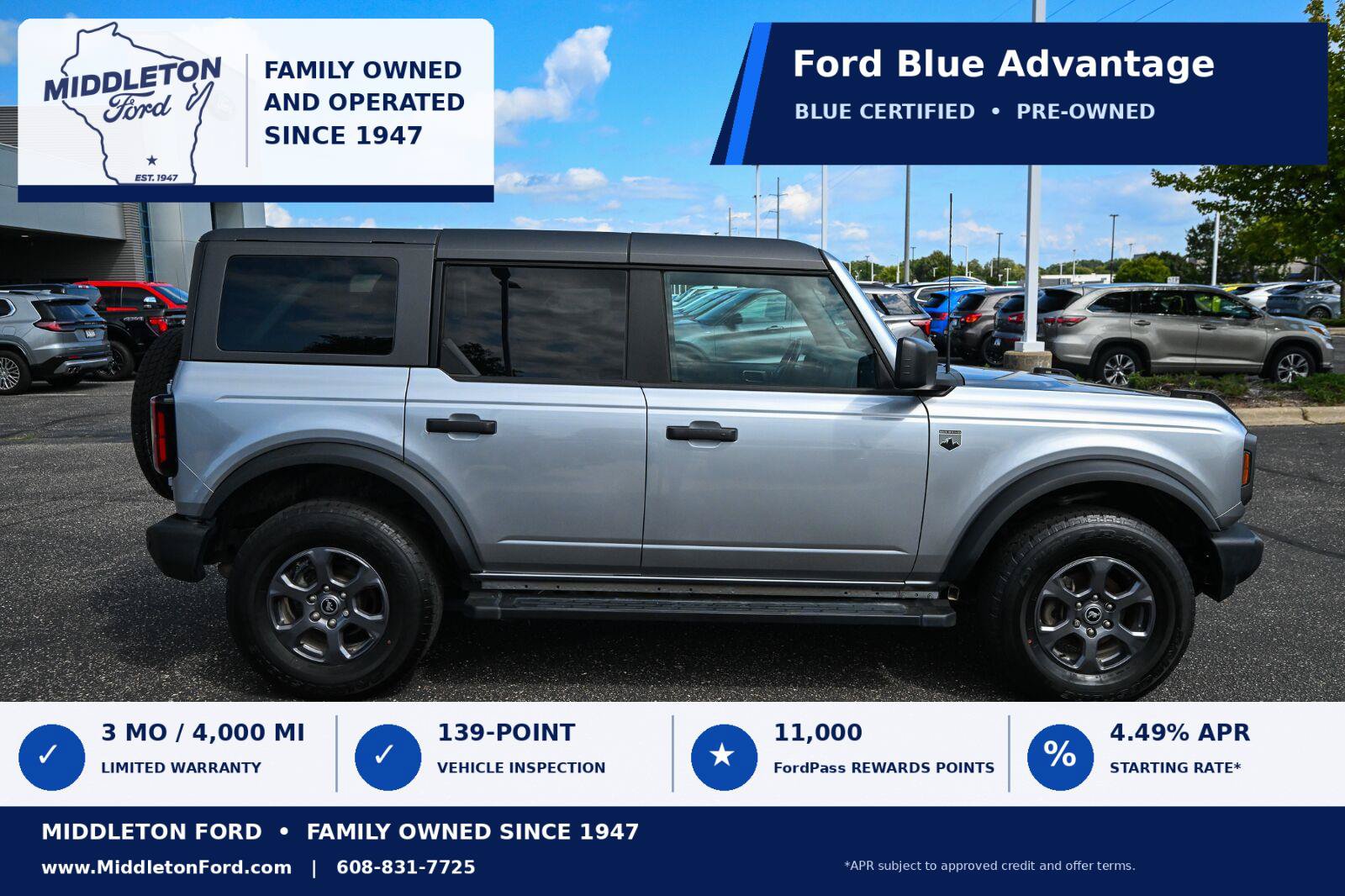 Certified 2024 Ford Bronco Big Bend