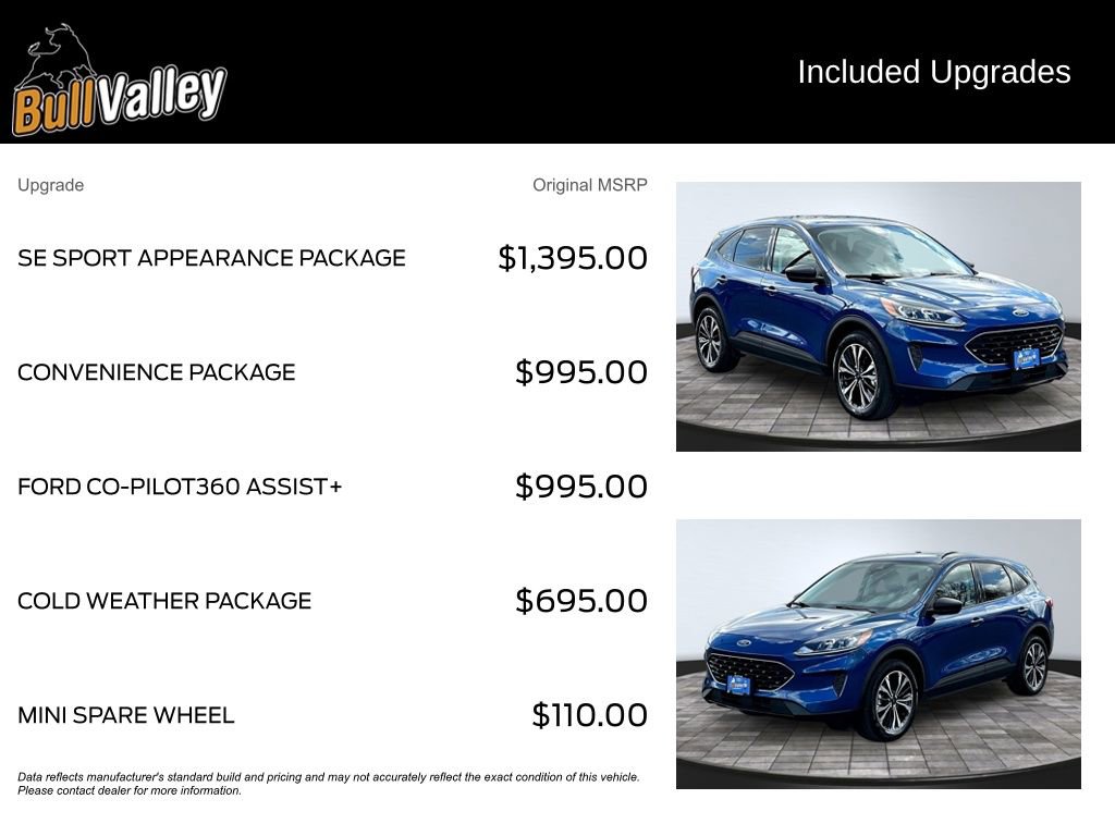 Certified 2022 Ford Escape SE w/ SE Sport Appearance Package AWD/4WD image 11