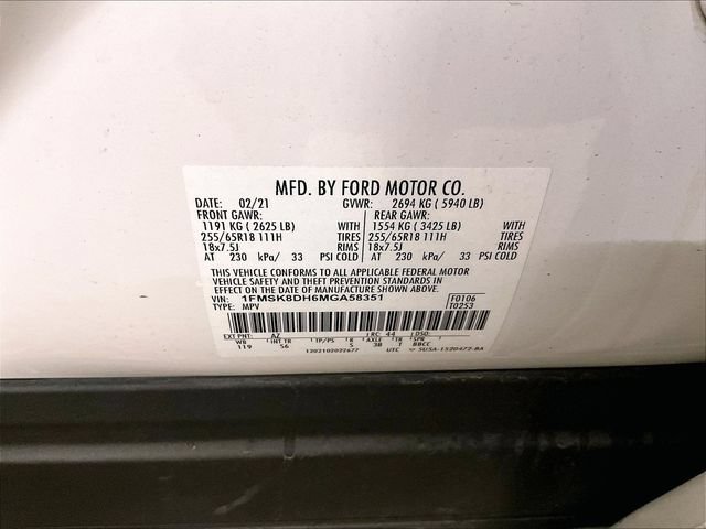 Certified 2021 Ford Explorer XLT w/ Equipment Group 202A AWD/4WD image 34