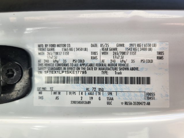 Certified 2025 Ford F150 XL AWD/4WD image 25
