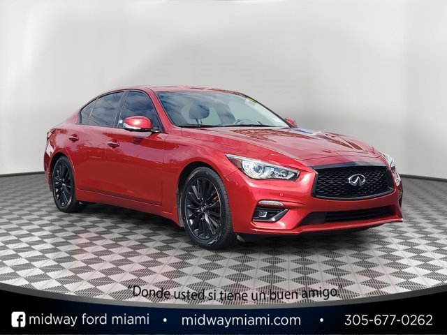 Used 2021 INFINITI Q50 Luxe w/ Cargo Package image 5