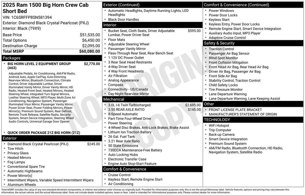 Used 2025 RAM 1500 Big Horn image 39
