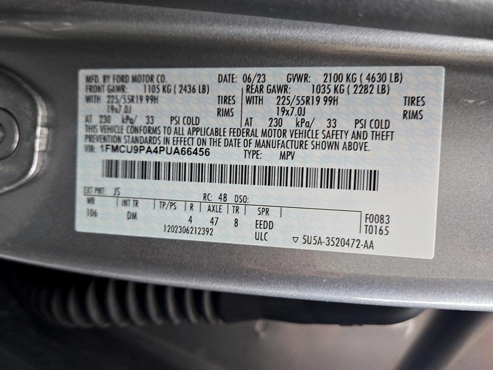 Certified 2023 Ford Escape ST-Line Elite w/ Premium Technology Package AWD/4WD image 25