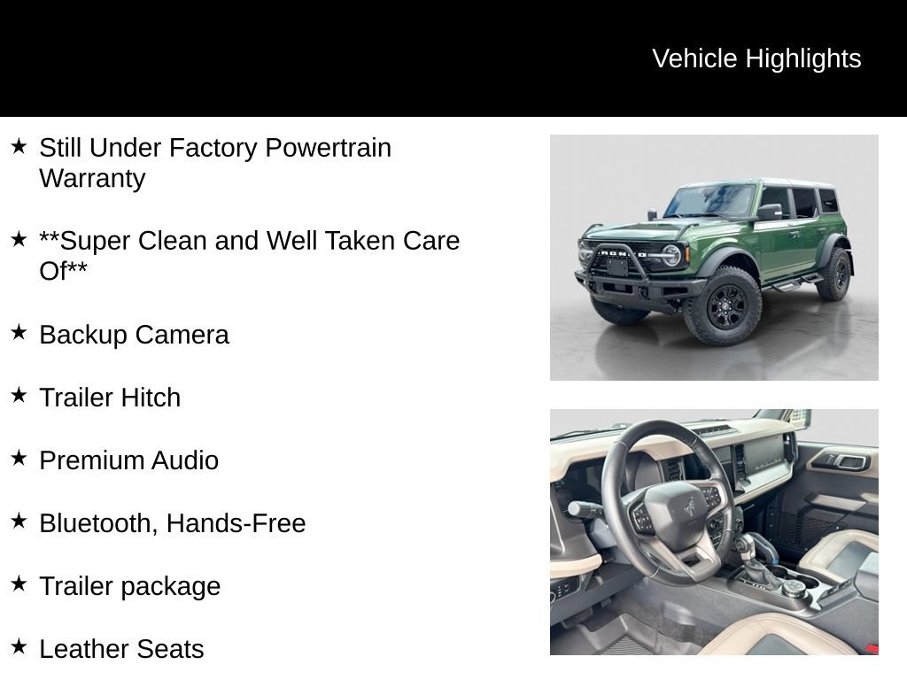 Certified 2023 Ford Bronco Wildtrak AWD/4WD image 16